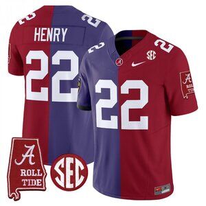 Mens Youths Kids Derrick Henry Purple Red Jersey Stitched Vapor